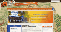 Desktop Screenshot of bishopspumpkinfarm.com